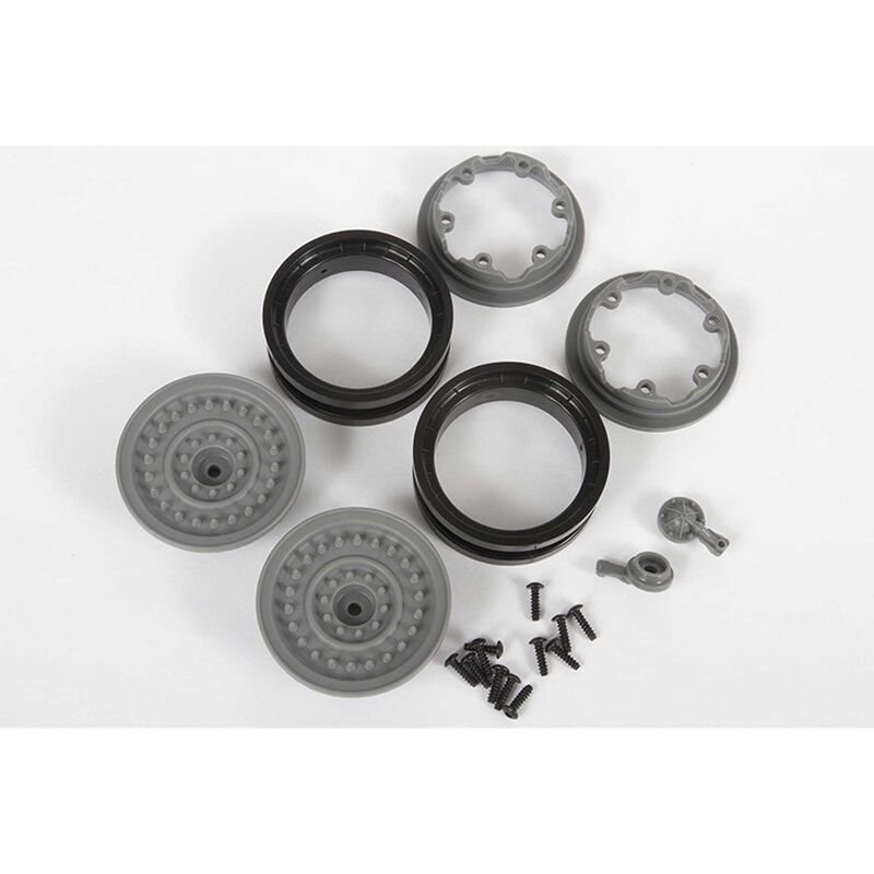 1.9 MW19 Beadlock Wheels - Gray (2pcs)