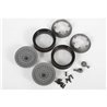 1.9 MW19 Beadlock Wheels - Gray (2pcs)