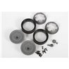 1.9 MW19 Beadlock Wheels - Gray (2pcs)