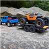 SCX24 Flat Bed Vehicle Trailer with LED Taillights:1/24th SCX24 Flat Bed Vehicle Trailer with LED Taillights:1/24th