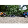 SCX24 Flat Bed Vehicle Trailer with LED Taillights:1/24th SCX24 Flat Bed Vehicle Trailer with LED Taillights:1/24th