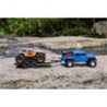 SCX24 Flat Bed Vehicle Trailer with LED Taillights:1/24th SCX24 Flat Bed Vehicle Trailer with LED Taillights:1/24th