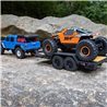 SCX24 Flat Bed Vehicle Trailer with LED Taillights:1/24th SCX24 Flat Bed Vehicle Trailer with LED Taillights:1/24th