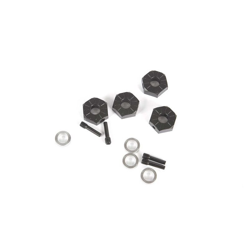 12mm Hex Screw Shaft & Spacer (4): Capra 1.9 UTB