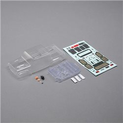 Jeep JT Gladiator Body Set, Clear:SCX24