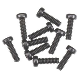 Cap Head M2x6mm Black Oxide (10)