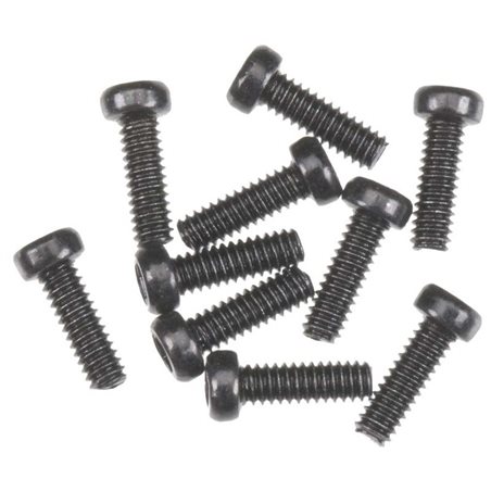 Cap Head M2x6mm Black Oxide (10)
