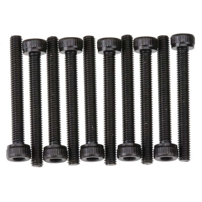 AXA089 Cap Head M3x25mm Black Oxide (10)