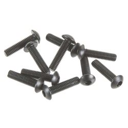 Hex Socket Button Head M3x12mm Black (10)