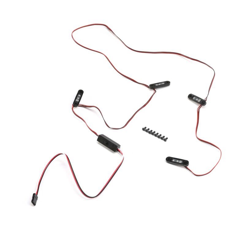 Multi-Color LED Rock Lights w/Controller:SCX10III