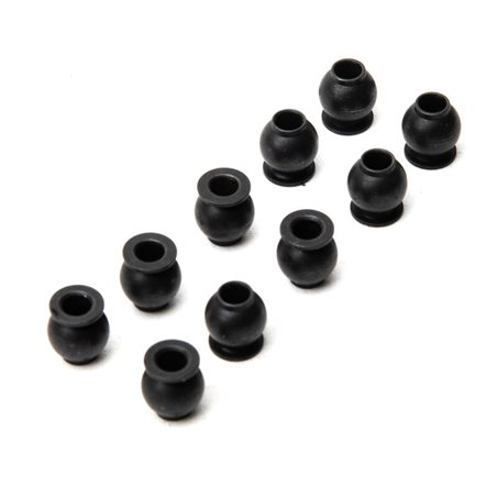 Pivot Ball, Stainless, 3x6.8x7.5mm (10): RBX10