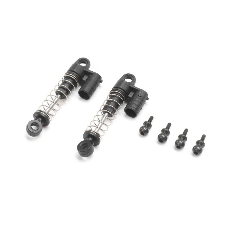 Rear Shock Set, 0.4mm Spring: SCX24 Gladiator