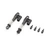 Rear Shock Set, 0.4mm Spring: SCX24 Gladiator