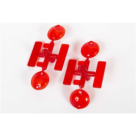 Tail Light Lens Red 2pc:UMG 6x6