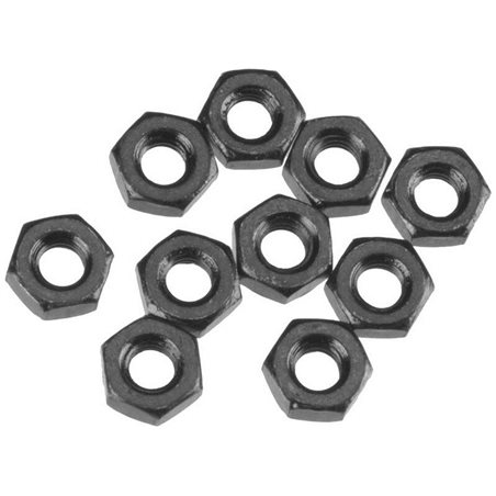 AXA1040 Thin Hex Nut M3 Black (10)