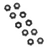 AXA1052 Thin Nylon Locking Hex Nut M3 Black (10)