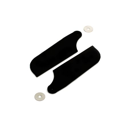 Tail Rotor Blade Set: Black: B450