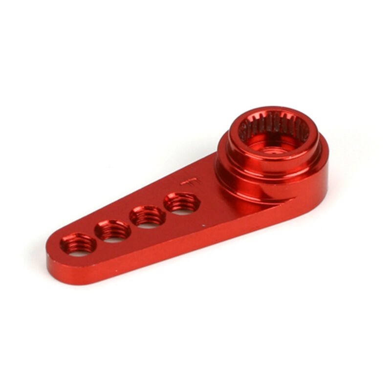 1/2 Machined Aluminum Servo Arm: Fut Red, 25T