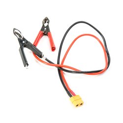 DC Pwr Cord: Alligator-XT60 Female/BATT