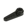 1/2 Machined Aluminum Servo Arm: 25T Fut Black