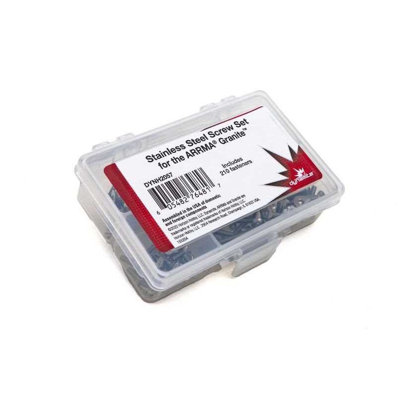 Stainless Steel Screw Set: Arrma Granite 3S