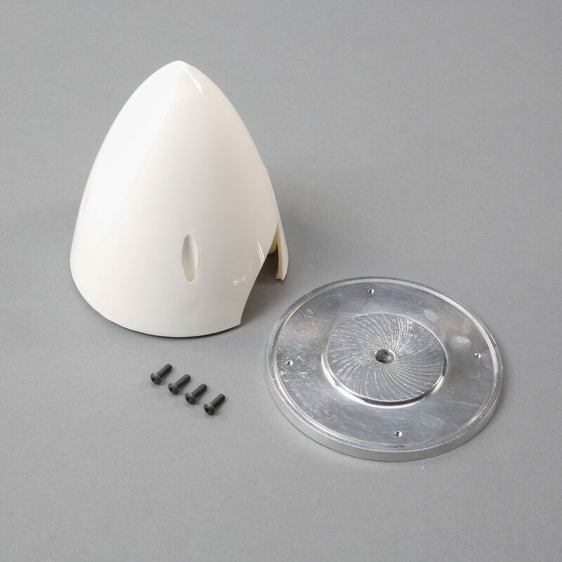 Spinner w/ Alum Backplate 4-inch: Van's RV-4 30cc