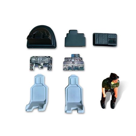 Cockpit Hatch Parts: OV-10 Bronco 20cc