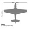 P-51D Mustang 60cc ARF (2 Boxes)