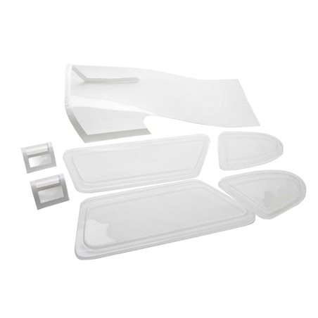 Window Set: XCub 60cc and light covers