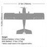 Apprentice STOL S 700 BNF Basic with AS3X/SAFE