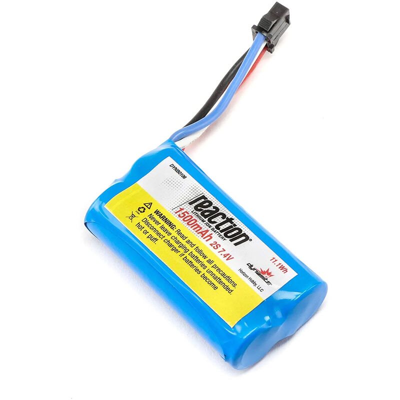 7.4V 1500mAh 2S Li-Ion: PRB React 17