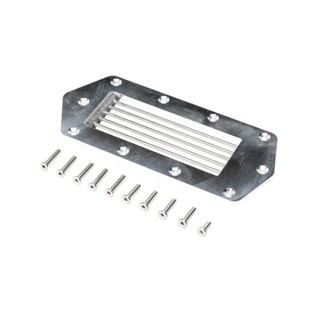 Aluminum, Stainless Intake Grate: Jetstream
