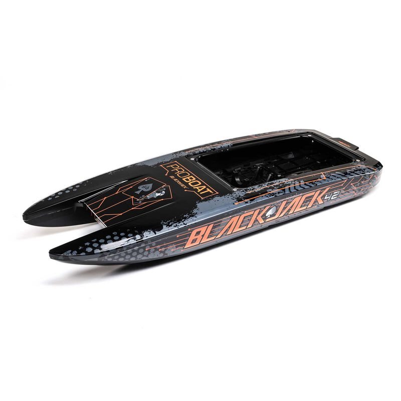 Hull with Inserts, Black: 42-inch Blackjack