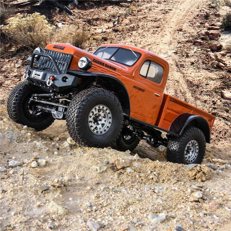 1946 Dodge Power Wagon Clear Body: 12.3 WB Crawler