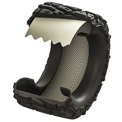 Trencher HP 2.8 BELTED Tires MTD Raid 6x30 WhlsF/R