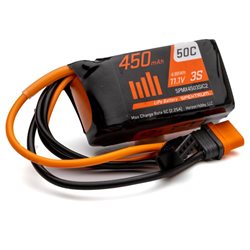 450mAh 3S 11.1V 50C LiPo Battery IC2