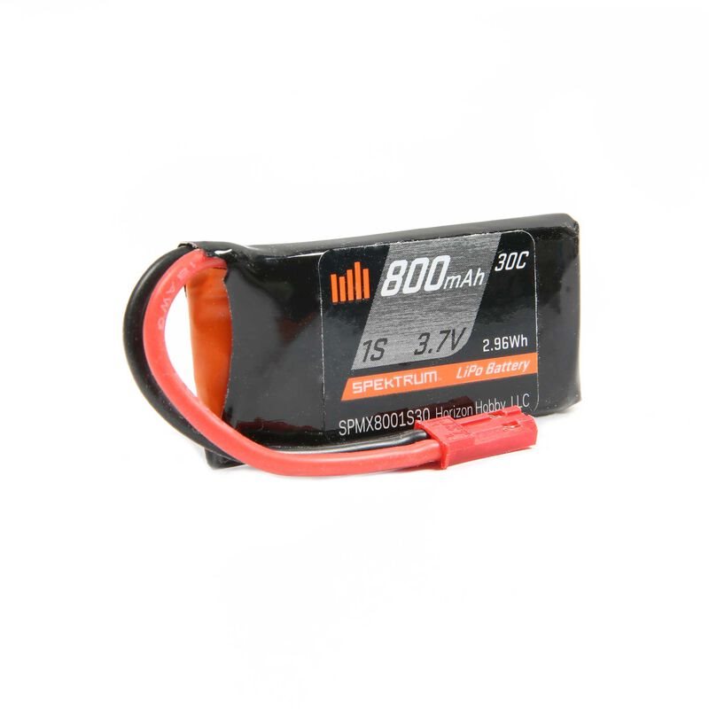 Spektrum Accessories 1S 3.7V 800mAh 30C Li-Po Battery