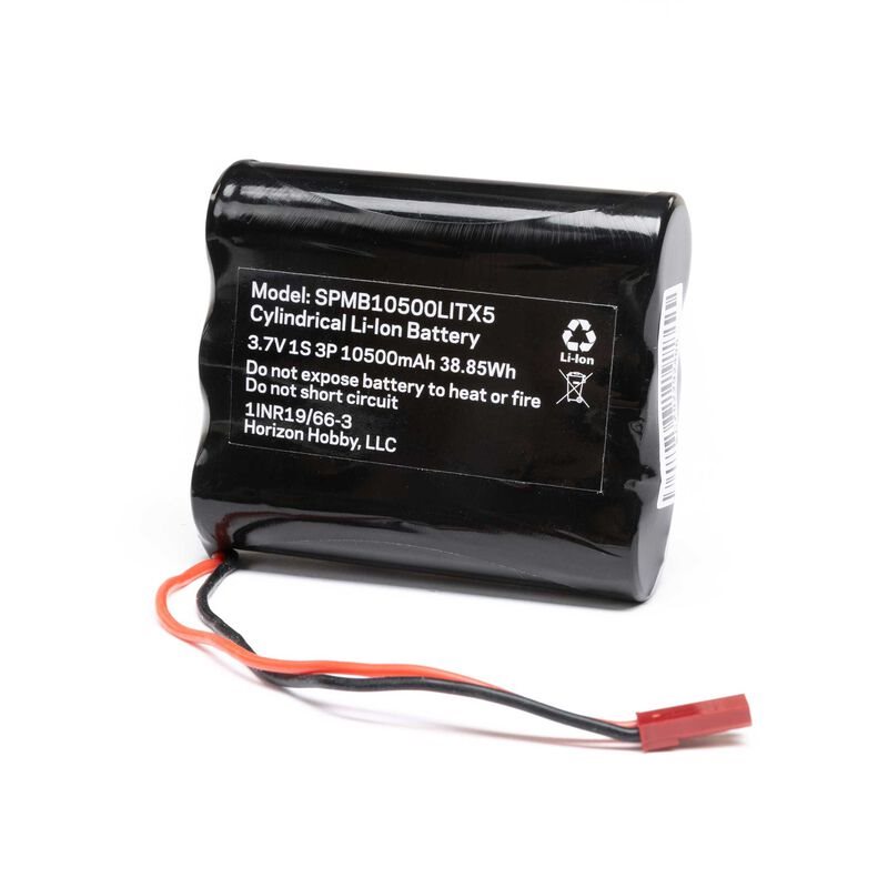 3.7V 1S 10,500 mAh TX Batt: iXSR