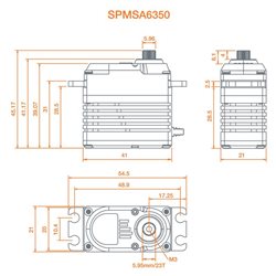 A6350 Ultra Torque / High Speed Brushless HV Servo