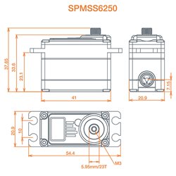 S6250 Ultra Torque High Speed Digi WP Metal Servo