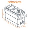 S6250 Ultra Torque High Speed Digi WP Metal Servo