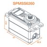 S6260 High Torque High Speed Digi HV Metal Servo