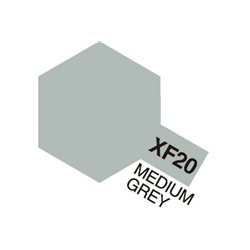 Acrylic Mini XF-20 Medium Grey (Flat)