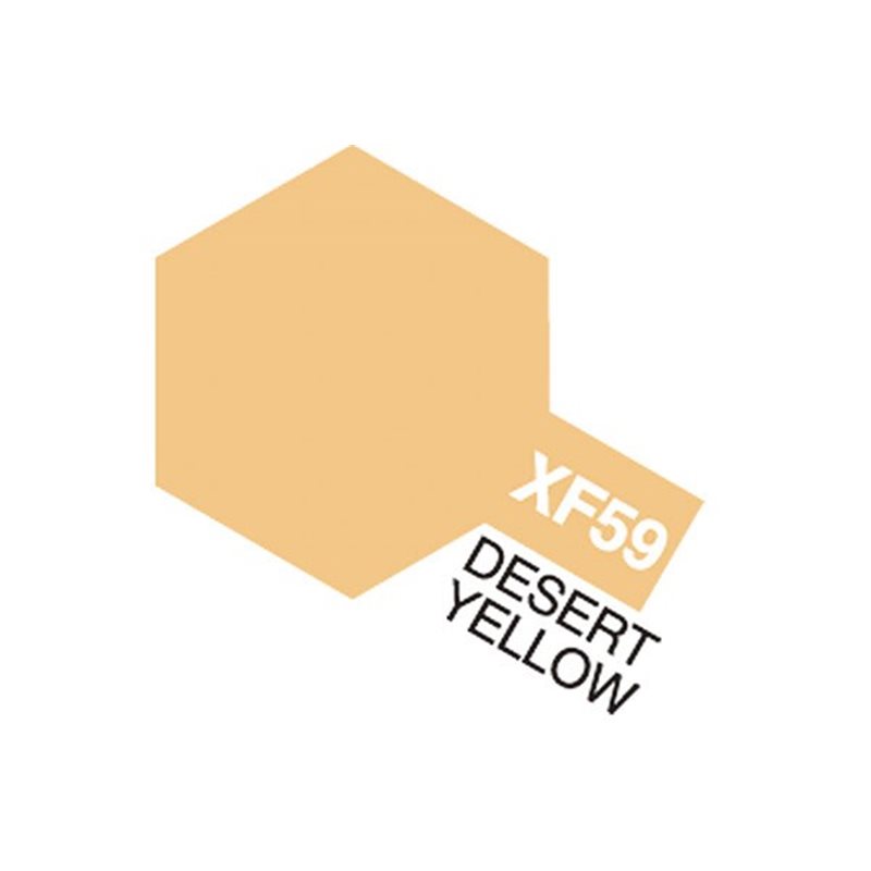 Acrylic Mini XF-59 Desert Yellow (Flat)