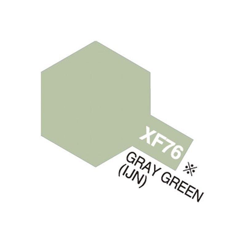 Acrylic Mini XF-76 Gray Green IJN (Flat)