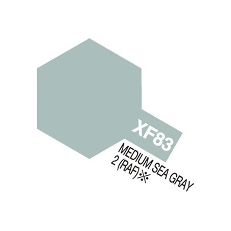 Acrylic Mini XF-83 Med. Sea Gray 2 RAF (Semi Gloss