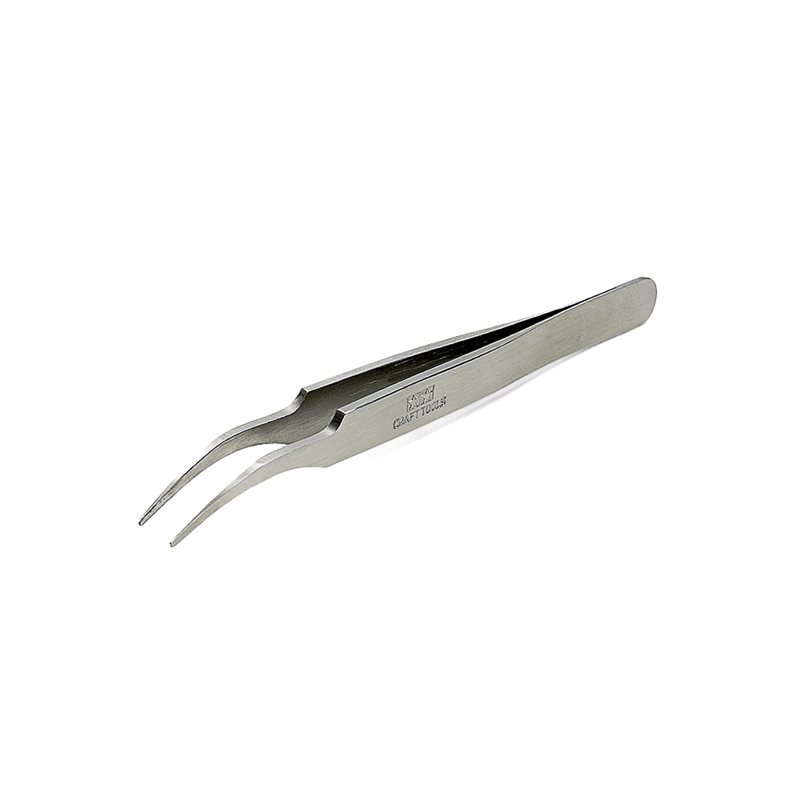 HG Angled Tweezers Round Tip (Pincet)