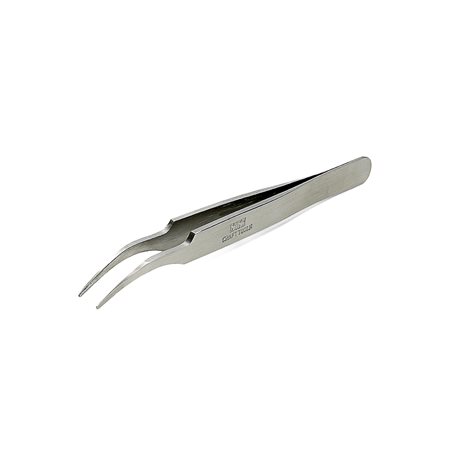 HG Angled Tweezers Round Tip (Pincet)