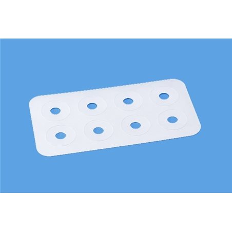 R/C Model Body Mount Hole Clear Patches