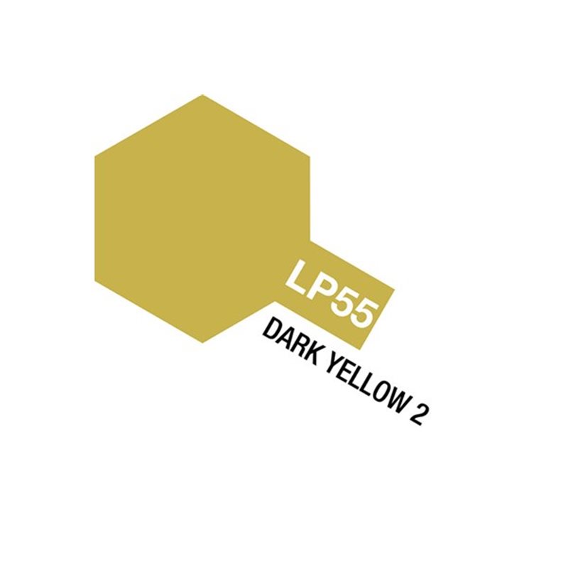 Tamiya Lacquer Paint LP-55 Dark Yellow 2 (Flat)